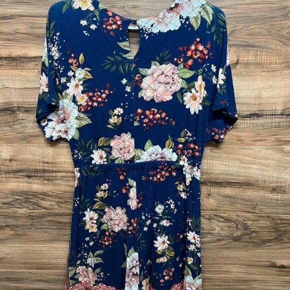 Farm Rio for Anthropologie Estelle Floral Jersey Romper size S - Picture 5 of 6